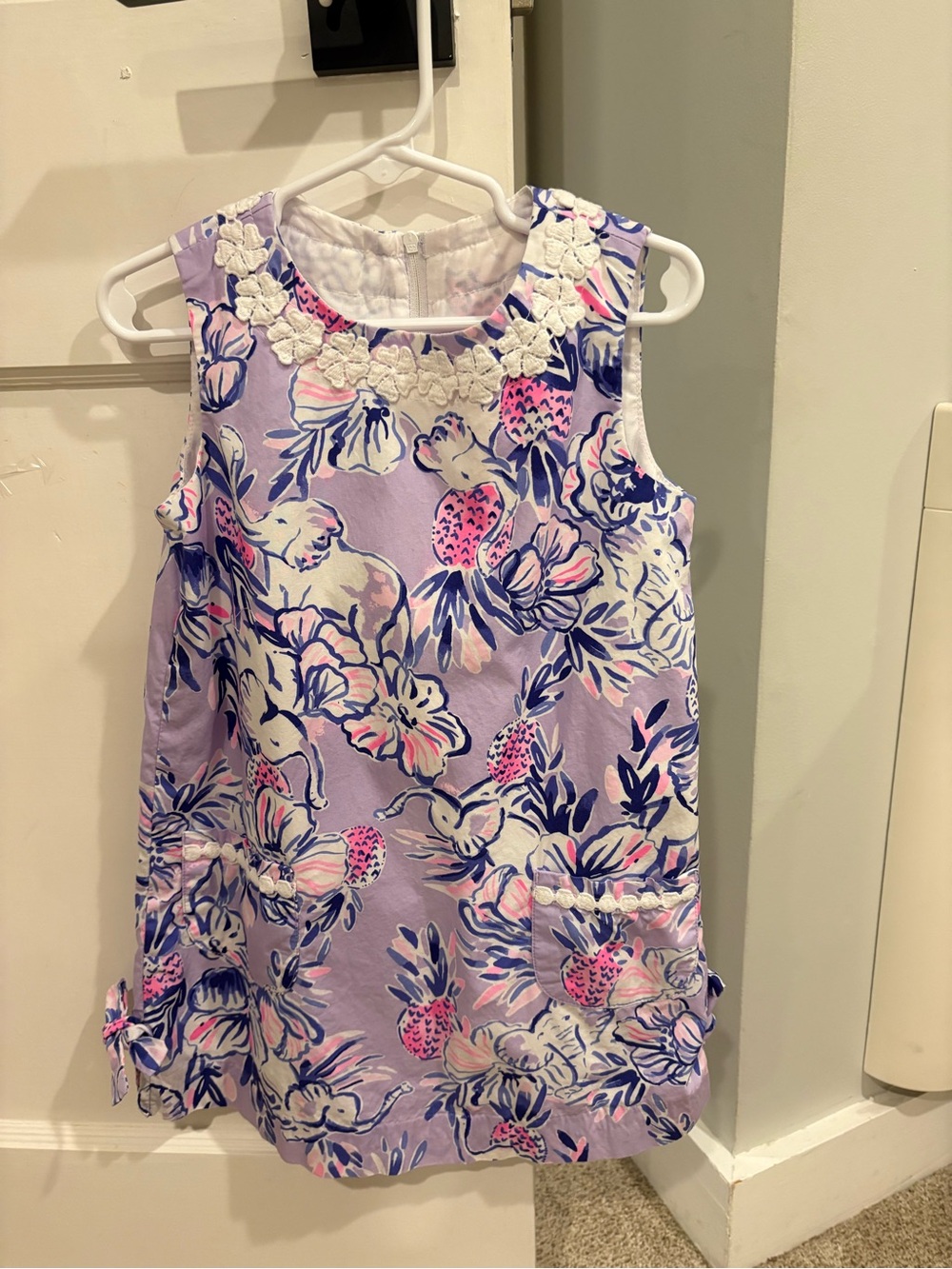 Lily Pulitzer Floral Shift Dress, Girls Size 5